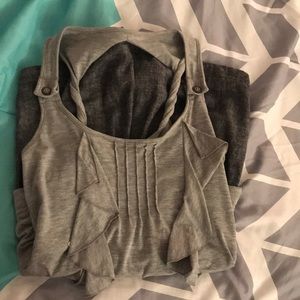 Pants - Gray romper Pants - Gray romper